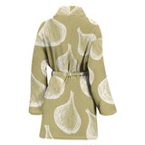 Garlic Design Pattern Women'S Bathrobe