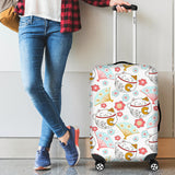 Maneki Neko Lucky Cat Fan Sakura Luggage Covers