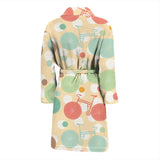 Bicycle Pattern Print Design 01 Men's Bathrobe
