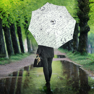 Math Pattern Print Design 03 Umbrella