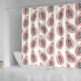 Papaya Pattern Shower Curtain Fulfilled In US