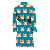 Guinea Pig Pattern Print Design 03 Men's Bathrobe