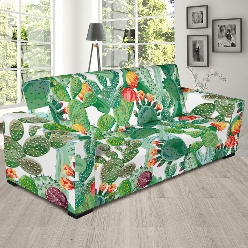 Cactus Design Pattern Copy Sofa Slipcover