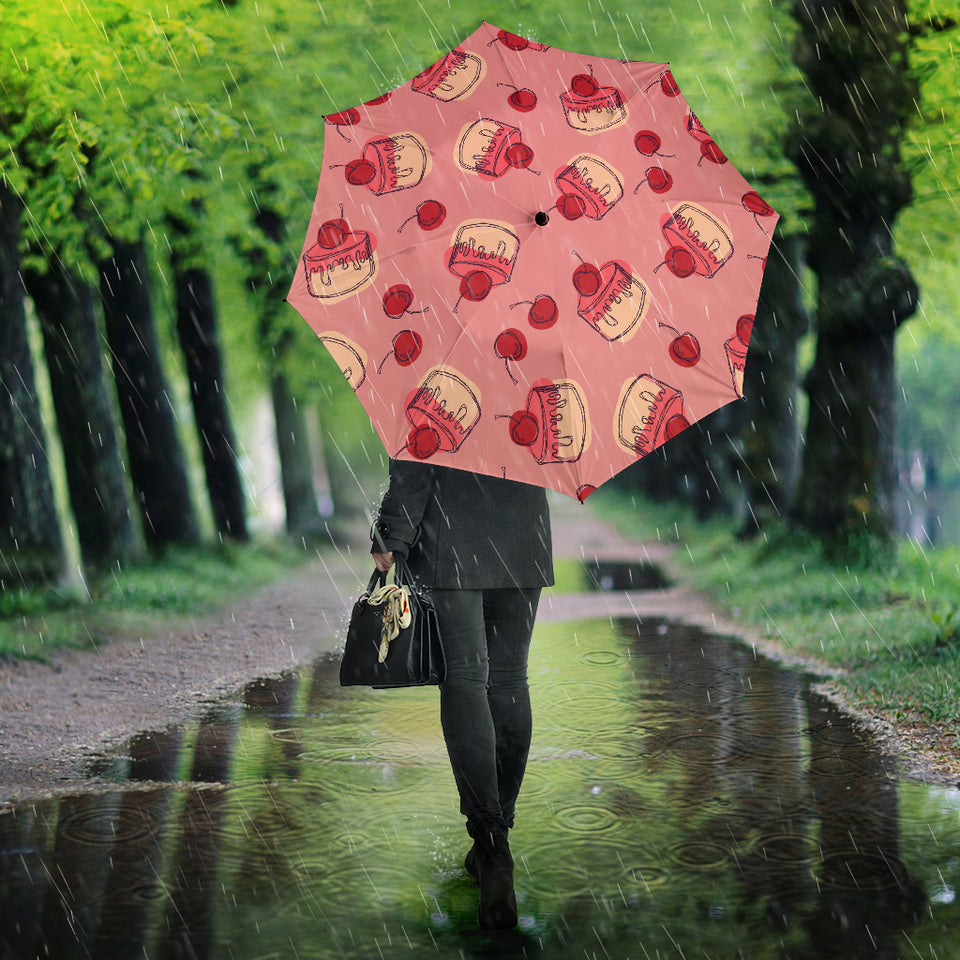 Cake Cherry Pattern Umbrella