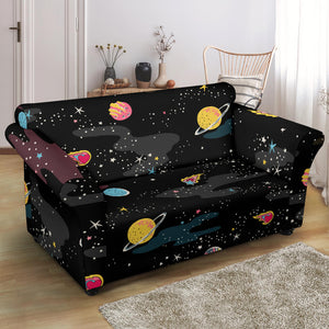 Space Pattern Loveseat Couch Slipcover