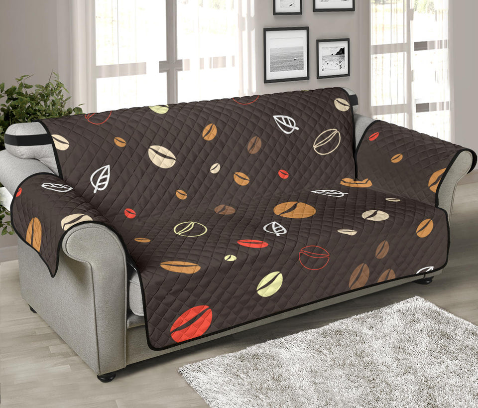 Coffee bean leave pattern Sofa Cover Protector