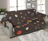 Coffee bean leave pattern Sofa Cover Protector