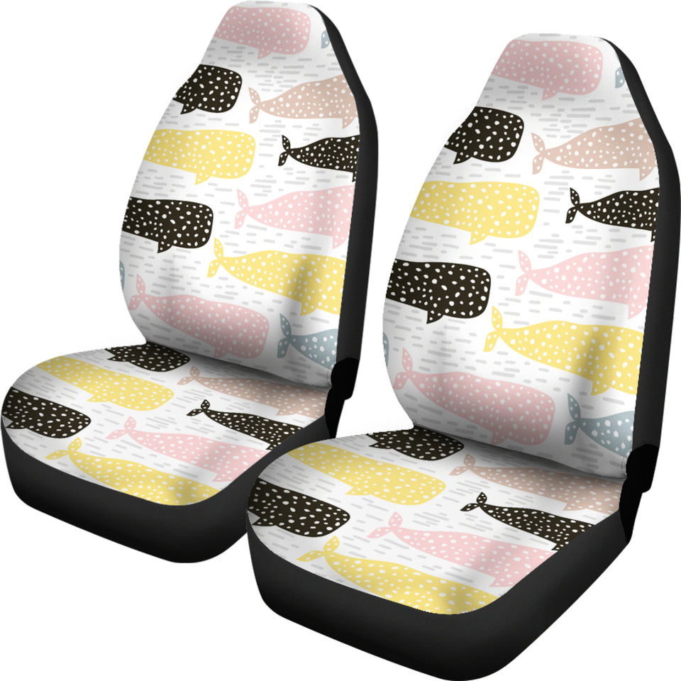 Whale Dot Pattern  Universal Fit Car Seat Covers