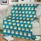 Guinea Pig Pattern Print Design 03 Premium Blanket