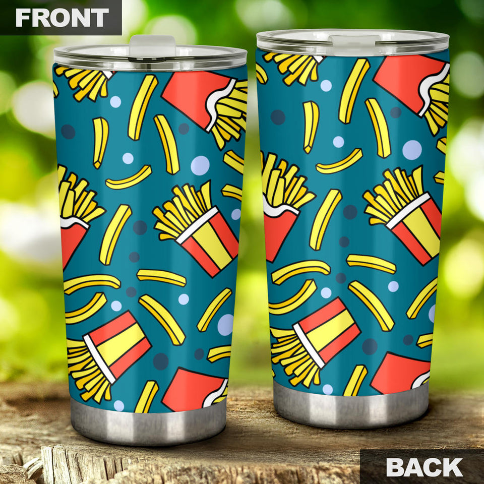 French Fries Red Paper Box Pattern Tumbler