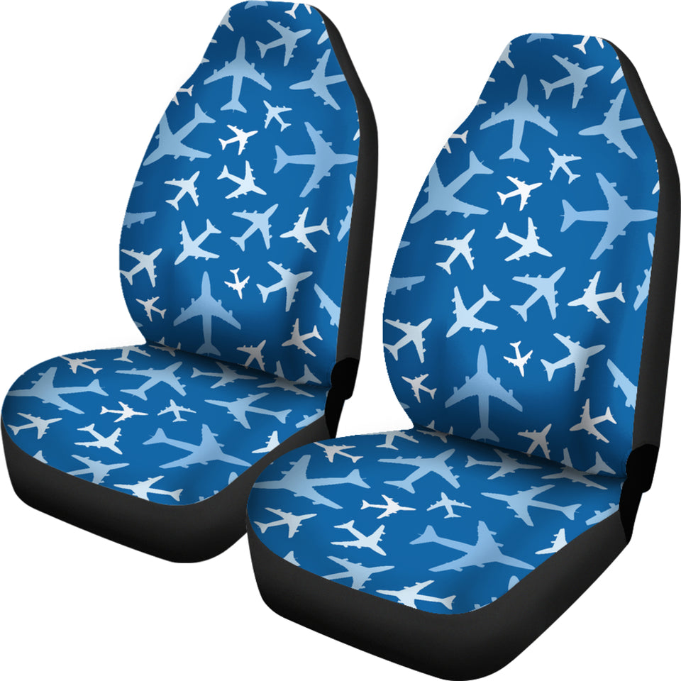 Airplane Pattern In The Sky  Universal Fit Car Seat Covers