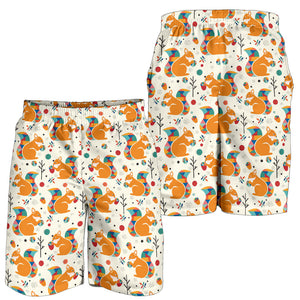 Squirrel Pattern Print Design 04 Men Shorts