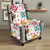 Color cute owl pattern Chair Cover Protector