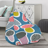 Colorful Mushroom Design Pattern Bean Bag Cover