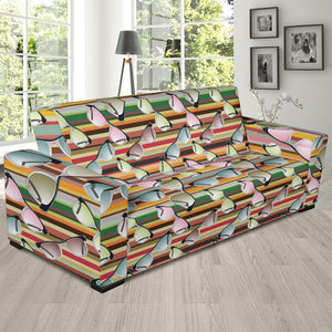 Sun Glasses Pattern Print Design 02  Sofa Slipcover