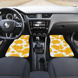 Cheese Slice Pattern  Front Car Mats