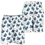 Pigeon Pattern Print Design 02 Men Shorts