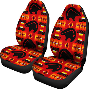 Seven Tribes Red Thunderbear Car Seat Covers