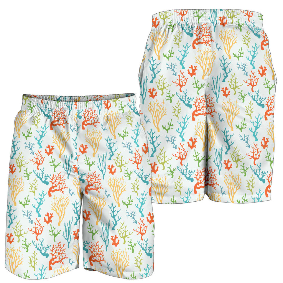 Coral Reef Pattern Print Design 02 Men Shorts