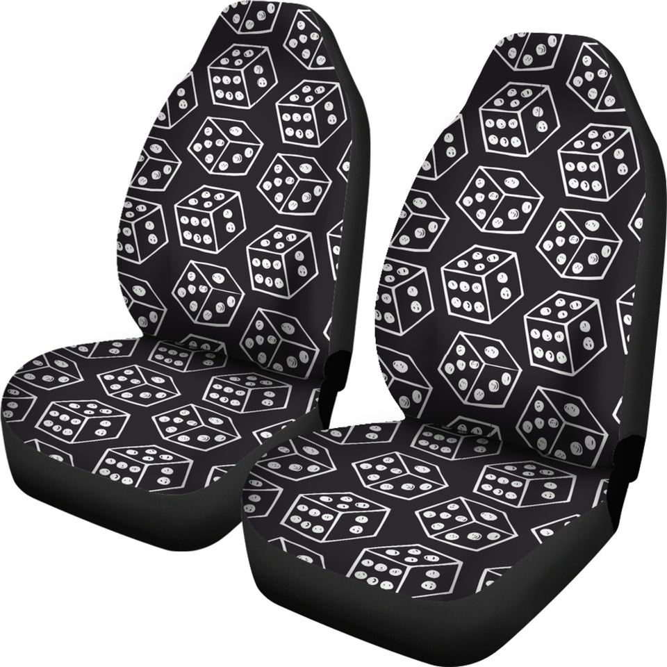 Dice Pattern Print Design 01 Universal Fit Car Seat Covers