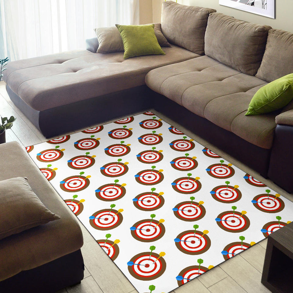 Darts Pattern Print Design 04 Area Rug