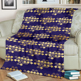 Beautiful Japanese Fan Pattern Premium Blanket