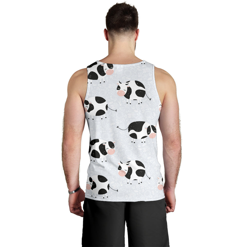 Cute cows pattern Men Tank Top