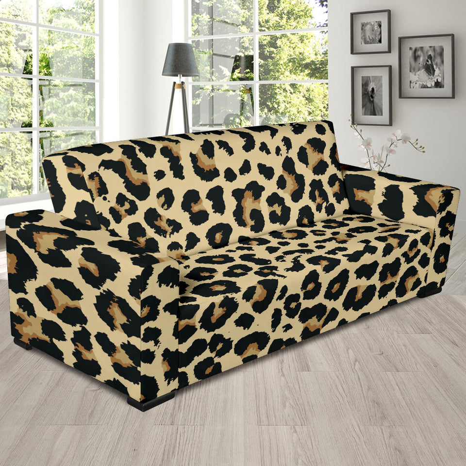 Leopard Print Design Pattern Sofa Slipcover