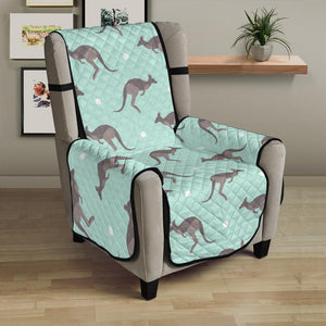 Kangaroo pattern background Chair Cover Protector