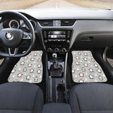 Cute Penguin Christmas Pattern Front Car Mats