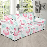 Cute Flamingo Pattern Sofa Slipcover