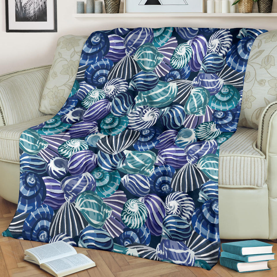 Shell Design Pattern Premium Blanket