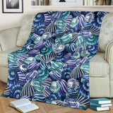 Shell Design Pattern Premium Blanket