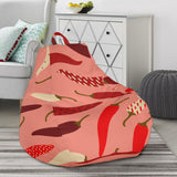 Beautiful Chili Peppers Pattern Bean Bag Cover