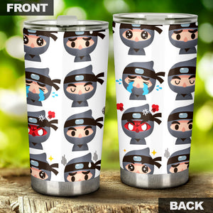 Cute Ninja Design Pattern Tumbler