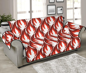 Fire flame symbol design pattern Sofa Cover Protector