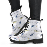 Cute Helicopter Star Pattern Leather Boots