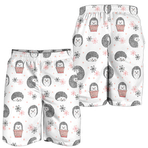 Hedgehog Pattern Print Design 02 Men Shorts