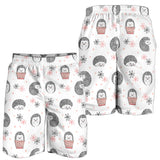 Hedgehog Pattern Print Design 02 Men Shorts