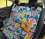Colorful Mushroom Design Pattern Dog Car Seat Covers