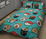 Cute sushi pattern Quilt Bed Set