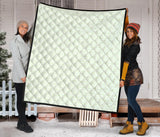 Cucumber Pattern Background Premium Quilt