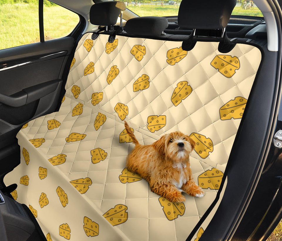 Cheese Pattern Dog Car Seat Covers