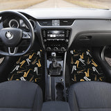 Saxophone Design Pattern Front And Back Car Mats