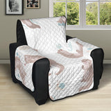 Cute sea otters pattern Recliner Cover Protector