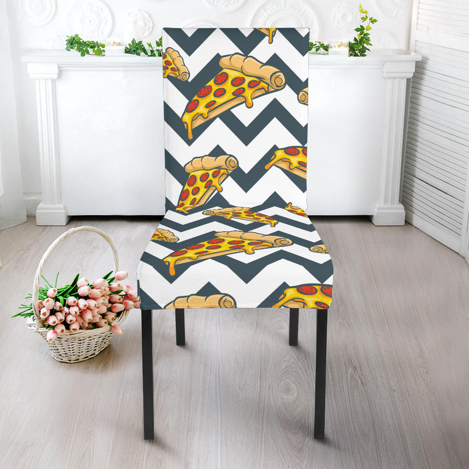 Pizza Design Pattern Dining Chair Slipcover