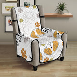 Cute beagle dog pattern background Chair Cover Protector
