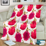 Dragon Fruits Design Pattern Premium Blanket
