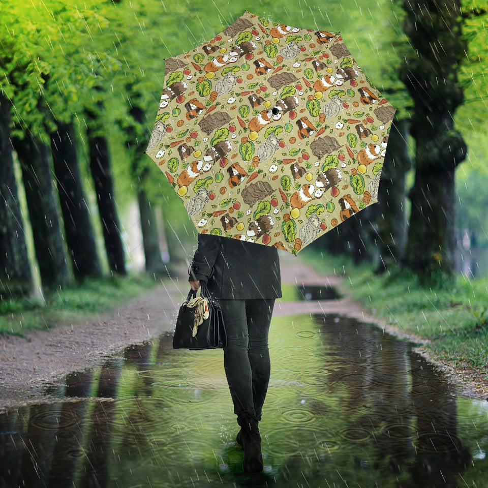 Guinea Pig Pattern Print Design 04 Umbrella