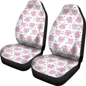 Pig Pattern Print Design 03 Universal Fit Car Seat Covers
